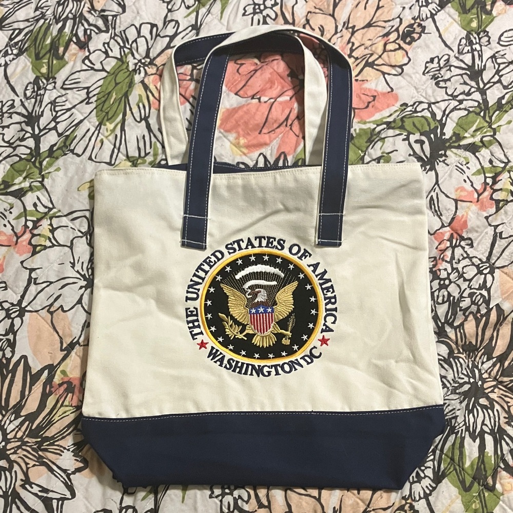 USA Washington DC Canvas Tote Bag